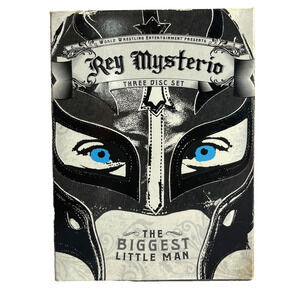 Rey Mysterio The Biggest Little Man DVD 3 Disc Set WWE WCW WWF Wrestling Black